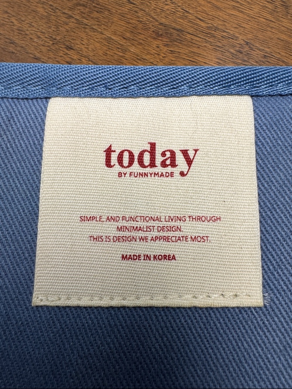 MochiThings Canvas Today Pouch for Weekly Planner Insert in SOLD OUT Indi Blue - Picture 2 of 16